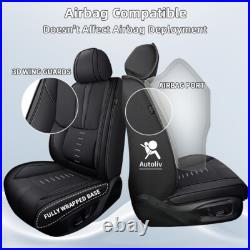 Car 5-Seat Cover PU Leather For Chevrolet Bolt 2017-2024 Cushion Pad Fropnt Rear