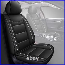 Car 5-Seat Covers For Nissan Sentra 2008-2024 Full Set Cushion Pad Faux Leather