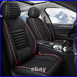 Car 5-Seat Covers Front & Rear Seat Covers Cushion Protector Full Set Universal