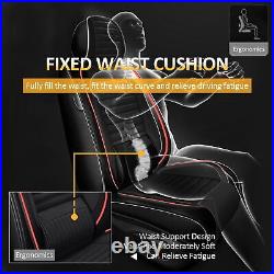Car 5-Seat Covers Front & Rear Seat Covers Cushion Protector Full Set Universal
