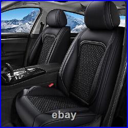 Car 5-Seat Covers Full Set Cushion Pu Leather Pad For Hyundai Sonata 2004-2014