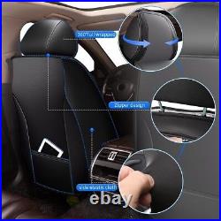 Car 5-Seat Covers Full Set Pu Leather Breathable Pad For Saturn VUE 2002-2009