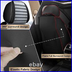 Car 5-Seat Covers Linen Fabric For Ford Escape 2001-2023 Front&Rear Cushion Pad
