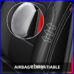 Car 5-Seat Covers Waterproof For Dodge Ram 2500 2019-2026 Full Set Black Pad