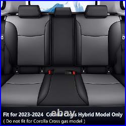 Car 5-Seat Covers Waterproof For Toyota Corolla Cross Hybrid SE, XES 2023-2024