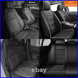 Car 5 Seats Cover Auto Sedan Cushion Faux Leather Fit Hyundai Sonata 2004-2014