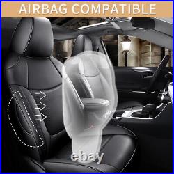 Car 5-Seats Cover Black Full Set Leather Fit For Toyota NEW Corolla 2020-2023