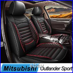 Car 5 Seats Cover Faux Leather Cushion For Mitsubishi Outlander Sport 2011-2022