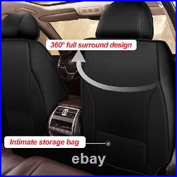 Car 5 Seats Cover Faux Leather Cushion Protector For Toyota Highlander 2007-2021