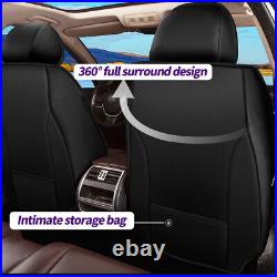 Car 5 Seats Cover Faux Leather Front & Rear Cushion For Lincoln MKC 2015-2019