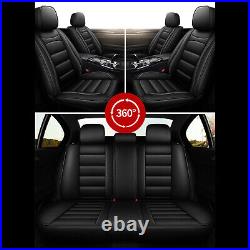 Car 5 Seats Cover Faux Leather Front & Rear Full Set For Toyota RAV4 2013-2018