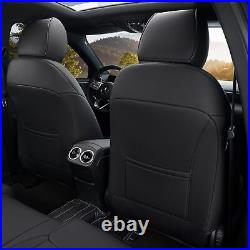 Car Cover Black 5-Seats Full Set Leather Fit For Toyota Corolla 2020-2024 XSE