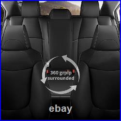 Car Cover Black 5-Seats Full Set Leather Fit For Toyota Corolla 2020-2024 XSE