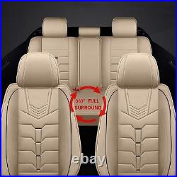 Car Front & Rear 2/5Seat Covers Cushion PU Leather For Subaru Impreza 2012-2024