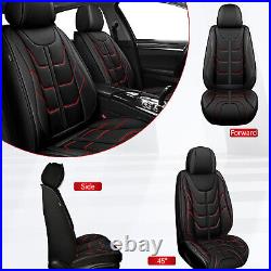 Car Front & Rear 2/5Seat Covers Cushion Pad PU Leather For Nissan Juke 2011-2017