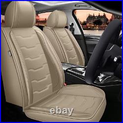 Car Front +Rear 5-Sits Seat Covers FOR LEXUS RX350 2007-2023 PU Leather Full Set
