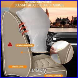 Car Front +Rear 5-Sits Seat Covers FOR LEXUS RX350 2007-2023 PU Leather Full Set