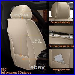 Car Front +Rear 5-Sits Seat Covers FOR LEXUS RX350 2007-2023 PU Leather Full Set