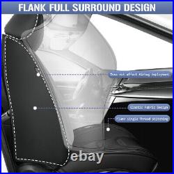 Car Front & Rear Cushion For Hyundai Ioniq 2017-2022 PU Leather 2/5Seat Covers