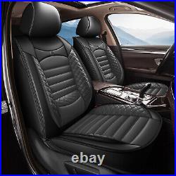 Car Front&Rear For TOYOTA Tundra Crew Cab 4-Door 2008-2024 Seat Cover Pu Leather