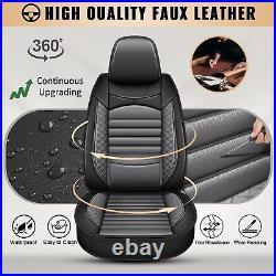 Car Front&Rear For TOYOTA Tundra Crew Cab 4-Door 2008-2024 Seat Cover Pu Leather