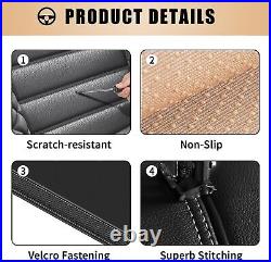 Car Front&Rear For TOYOTA Tundra Crew Cab 4-Door 2008-2024 Seat Cover Pu Leather