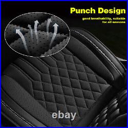 Car Seat Cover Breathable Pu Leather Full Set Pad For Volkswagen Jetta 2008-2022