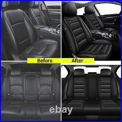 Car Seat Cover Cushion Full Set PU Leather Cover For Hyundai Elantra 2017-2023