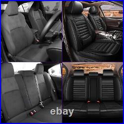 Car Seat Cover Faux Leather Full Set Cushion 5 Sits For Nissan Murano 2011-2023