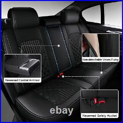 Car Seat Cover Front Rear Faux Leather Full Set For Toyota 4Runner 2003-2023