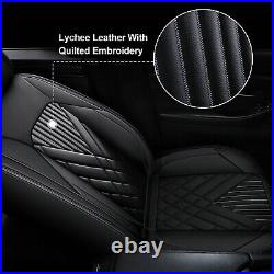 Car Seat Cover Front Rear Faux Leather Full Set For Toyota 4Runner 2003-2023