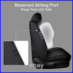 Car Seat Cover Front Rear Faux Leather Full Set For Toyota 4Runner 2003-2023