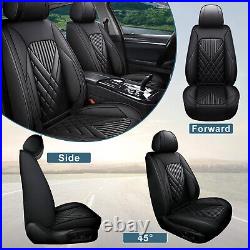 Car Seat Cover Front Rear Faux Leather Full Set For Toyota 4Runner 2003-2023