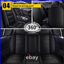 Car Seat Cover Full Set Faux Leather 4 Door & 5 Seats For Ford Focus 2007-2018