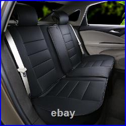 Car Seat Cover Full Set PU Leather 5-Seats Fit Toyota Venza Front& Rear 09-15