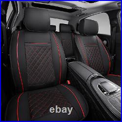 Car Seat Cover Full Set Universal Fit Seat Cover Front and Rear Bench Seat Cover