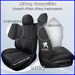 Car Seat Cover PU Leather Cushion Pad 5 Sits Cover Fit For ACURA ILX 2013-2019
