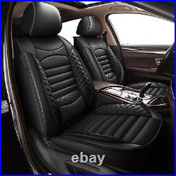 Car Seat Cover Set Faux Leather Front & Rear Cushion For Toyota Tundra 2008-2023