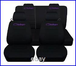 Car Seat Covers 2018 fits Dodge Challenger SXT Front +Rear Personalized ABF