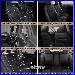 Car Seat Covers 5-Seats Waterproof For Toyota Corolla S SE XSE Sedan 2014-2019