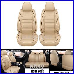 Car Seat Covers FOR 2012-2015 Mercedes Benz ML350 PU Leather 5 Seats Beige