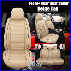 Car Seat Covers FOR 2012-2015 Mercedes Benz ML350 PU Leather 5 Seats Beige