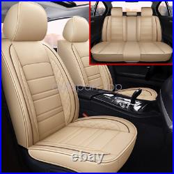 Car Seat Covers FOR 2012-2015 Mercedes Benz ML350 PU Leather 5 Seats Beige