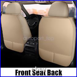 Car Seat Covers FOR 2012-2015 Mercedes Benz ML350 PU Leather 5 Seats Beige