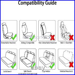 Car Seat Covers FOR 2012-2015 Mercedes Benz ML350 PU Leather 5 Seats Beige
