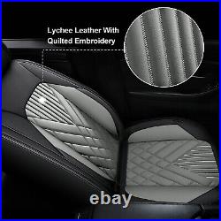 Car Seat Covers Front&Rear Faux Leather For Toyota Avalon 2005-2022 Full Set