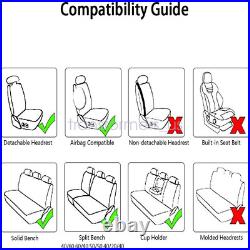 Car Seat Covers Front & Rear Full Set For 2012-2015 Mercedes Benz ML350