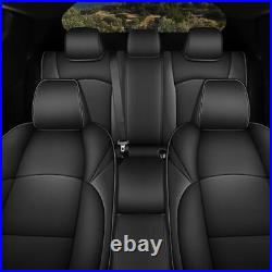 Car Seat Covers Full Set PU Leather 5-Seats Fit for Toyota C-HR 2018-2022
