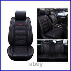 Car Seat Covers Full Set PU Leather 5-Seats Protector For Nissan