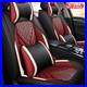 Car Seat Covers PU Leather Front Rear Seat Cushion Bench Protector Universal USA